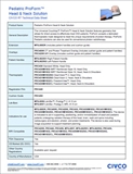 Pediatric ProFrom Technical Data Sheet